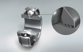 Wkładki łożyskowe, śr. wewn.: 25mm, śr. zewn.: 34mm, obc. stat.: 7880N, obc. dyn.: 14000N