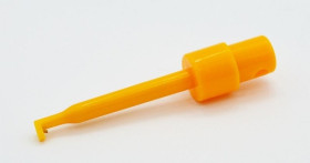 Chwytak pomiarowy haczykowy żółty, długość 55mm