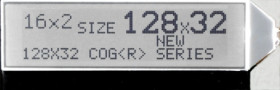 AG-C128032R-FHW wyświetlacz graficzny, 128x32 znaków