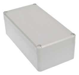 Obudowa ABS szerokość zew. 82,2 mm długość zew. 158,2 mm wys. zew. 54,9 mm RS PRO IP67 Szary