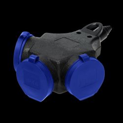 Rozgałęźnik bryzgoszczelny, odporny na uderzenia IP44