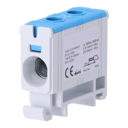 Złączka szynowa zgx 1x35 mm2 niebieska GEP-00043