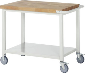 Stół Warsztatowy, Mobilny RAU 05 8000-6-107B4S.12, (S x W x G) 1000 x 880 x 700 mm