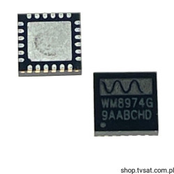 WM8974GEFLV CODEC with Speaker Driver SMD-QFN24 WOLFSON