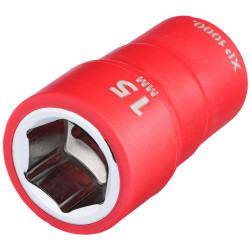 Draper 17643 XP1000&#xAE; VDE Socket, 3/8&quot; Sq. Dr., 15mm - 17643