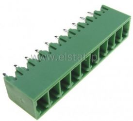 Listwa montaż. pionow 10-zacisk. męska r =3,5mm