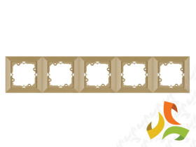 PERŁA Ramka 5 pięciokrotna złoto metlik Ra-5P ABEX