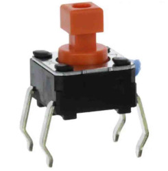 Klosz do przycisku dotykowego SPST 0,05A IP00 6mm Przewlekany