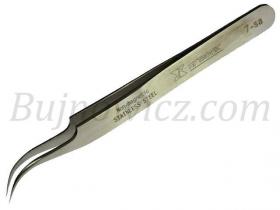 Pinceta 7-sa ostra-zakrzywiona L=115mm /Xytronic/