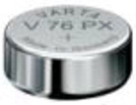 Silver oxide-button cell, SR44, 1.55 V, 145 mAh, 04075 101 401