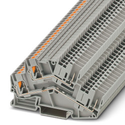 Dwurzędowa złączka szynowa Phoenix Contact 12 → 26AWGWciskane PTTBS 2.5/2P 22A 800 V