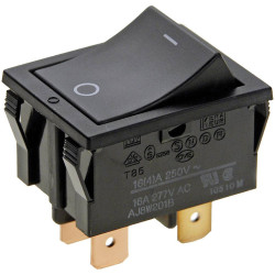 Panasonic AJ8W201BF Toggle Switch 250V AC 16A 2xOff/On Latch 1 Pc