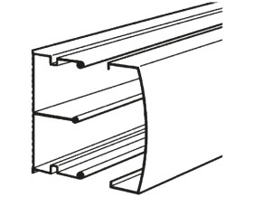Koryto kablowe szerokość 32 mm głębokość 15mm typ Koryto mini Planet-Wattohm PVC Zamknięty Biały