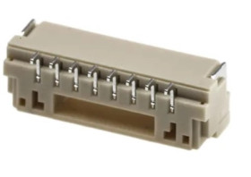 Wtyk PCB 8-pinowe raster: 1.25mm -rzędowe RS PRO Montaż powierzchniowy Męski 1A 50V