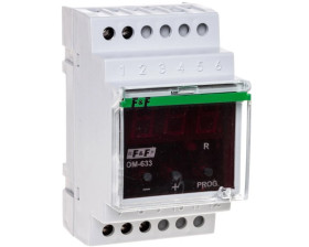 Ogranicznik poboru mocy jednofazowy do 10kW 1sek-3min z funkcją przekaźnika napięciowego OM-633