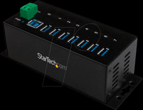 ST7300USBME 7 Port industrial USB 3.0 Hub, Metal, ESD