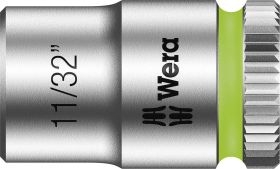 Wera 8790 HMA 05003519001 zewnętrzny sześciokąt Nasadka 11/32" 1/4" (6,3 mm)