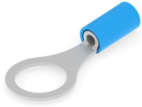 Insulated ring cable lug, 1.3-2.0 mm², AWG 16 to 14, 9.91 mm, blue, 328999
