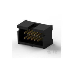 TE Connectivity 5103310-1 Headers Wire Male R/A Header 10P Shrouded Black