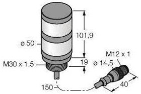 Kolumna sygnalizacyjna Turck TL50BRQP 3016590 1 szt.