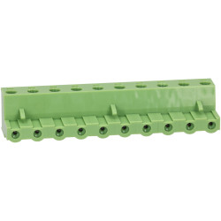 TruConnect 7.5mm Female Pluggable Horizontal 10 Way Terminal Block