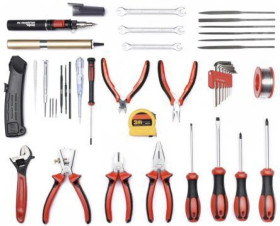 Zestaw narzędzi 25 szt., RS PRO Walizka