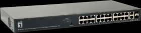 GEP-2651 Switch, 26-Port, Gigabit Ethernet, 24x PoE, 2x SFP/RJ45