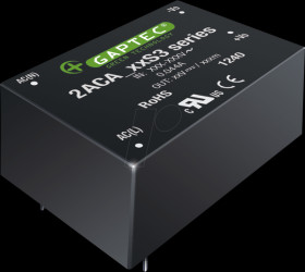 2ACA_12S3 AC/DC converter, 2 W, 12 V, 90-264, DIP