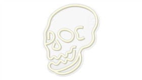 Neon Plexi Led Czaszka Biała Fpne07x Forever Light