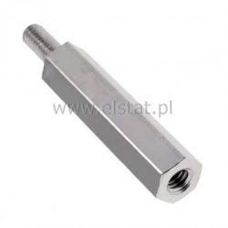 DA5M3X50 tulejka dystansowa metalowa; Z/W