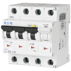 Eaton 170999 RCBO 4-pin 16A 0.03A 415V AC compact circuit breaker