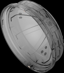 Dome top, Ø 80 mm, gray for LUMAWISE Endurance S series, 2-2328823-1