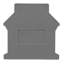 Płytka końcowa do złączki szynowej 16mm2 PC16 DGN D-PC16-01P-11-00A(H)