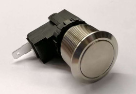 Nasadka przełącznika Chwilowy SPST średnica wycięcia 22.2mm, montaż panelowy RS PRO
