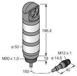 Sygnalizator łączony Turck TL50GYRALSQP