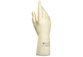 Rękawice rozmiar: 7 materiał: Lateks zastosowanie: Odporność na działanie substancji chemicznych