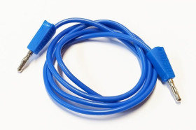 PPS110-B przewód pomiarowy 2x bananowy 20A / 60Vdc, długość 1m, niebieski