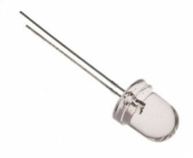 Dioda LED 10mm biała 22000mcd clear