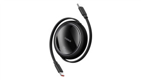 Kabel Wysuwany Baseus Free2draw Mini Usb-C - Usb-C 100W 1M - Czarny