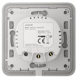 AJAX Włącznik światła LightCore (2-gang) vertical