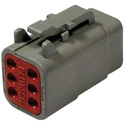 TE Connectivity DTM 06-6 S Connector: Housing, Contacts, Fuse Wedge