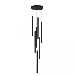 Lampa wisząca czarna LUNGO 7 LP-894/7P BK Light Prestige