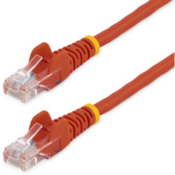 StarTech.com 45PAT5MRD Cat5e Ethernet Patch Cable with Snagless RJ45 Connectors
