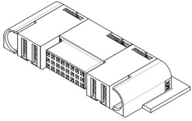 Wzmocnione złącze zasilania 28 -pinowe 3 -rzędowe raster: 2.54mm Złącze Kąt Proste Przewlekany