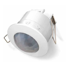 Czujnik ruchu CR-5, max. 1200W, AC220-240V, 50/60Hz, kąt działania 360*, zasięg 6m 2,2-4m, IP20, n