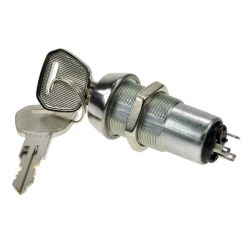 Stacyjka z kluczykiem 2-poz. 1-tor ON-ON klucz w każdej poz. / S246-3C-2