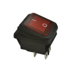 Przełącznik podśw.12V-24V czerw. ON-OFF A651 2 tory