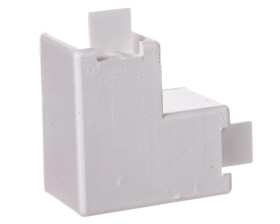 Narożnik do kanałów kablowych płaskiAP 15x17 biały /2szt/ ECAP1517B