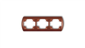 Trend Ramka Pozioma Potrójna Brązowy Metalik 9Rh-3