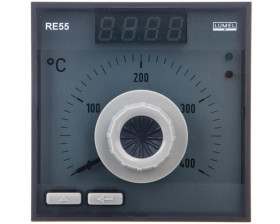 Regulator analogowy nastawa Pt100 0-400st.C regulator PID konfigurowane wyjście przekaźnikowe bez atestu KJ RE55 0531000